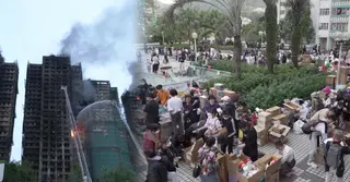 হংকংয়ে অগ্নিকাণ্ড: ক্ষতিগ্রস্ত প্রত্যেক পরিবার পাবে সরকারি সহায়তা